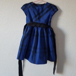 Polo Ralph Lauren Toddler Girls Plaid Tartan Dress Blue size 18months